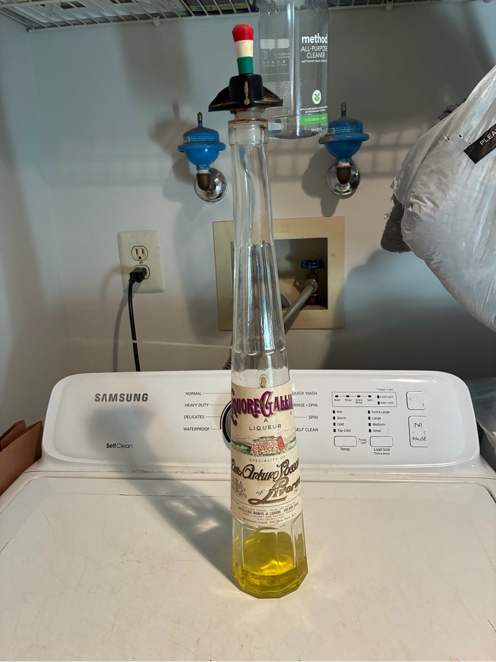 Vintage Galliano Bottle with Rare Hat Stopper